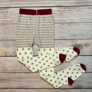 Matilda Jane Girls Let it Snow Tights Size 4-6